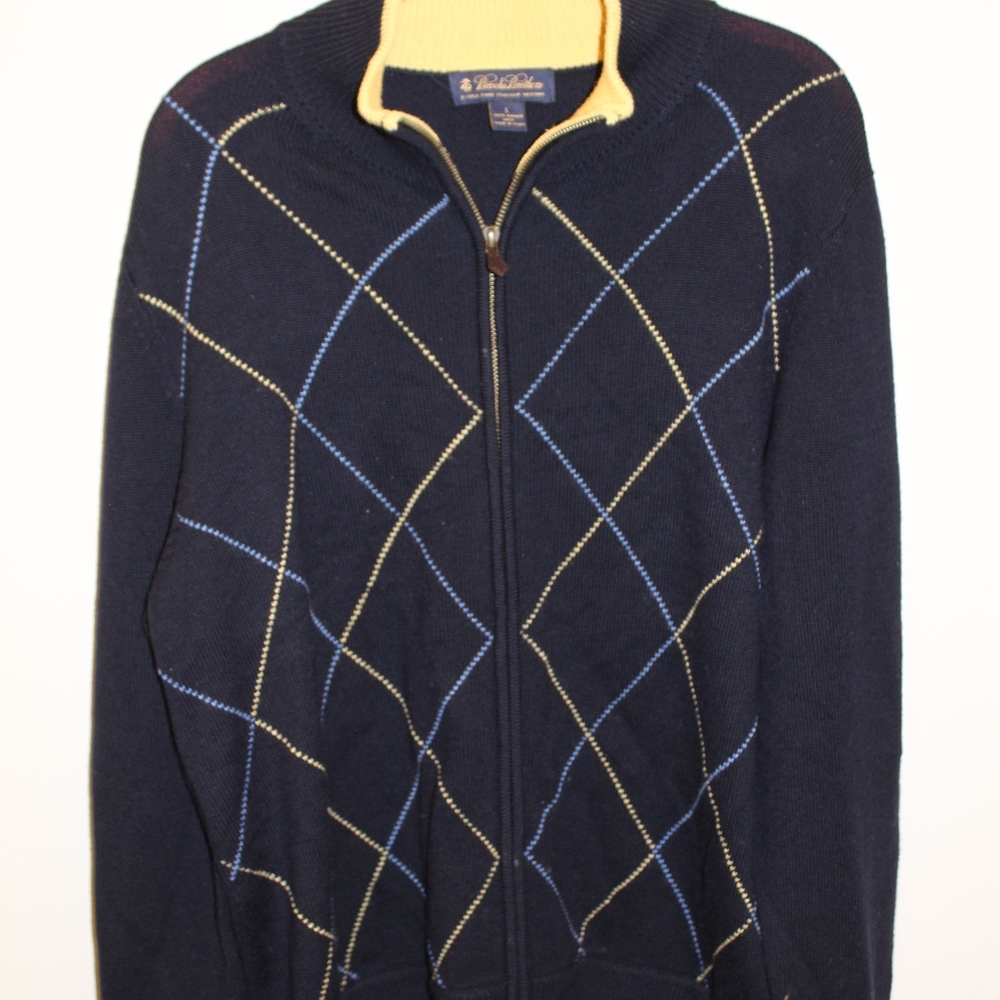 Men's Brooks Brothers Zip Up Sweater